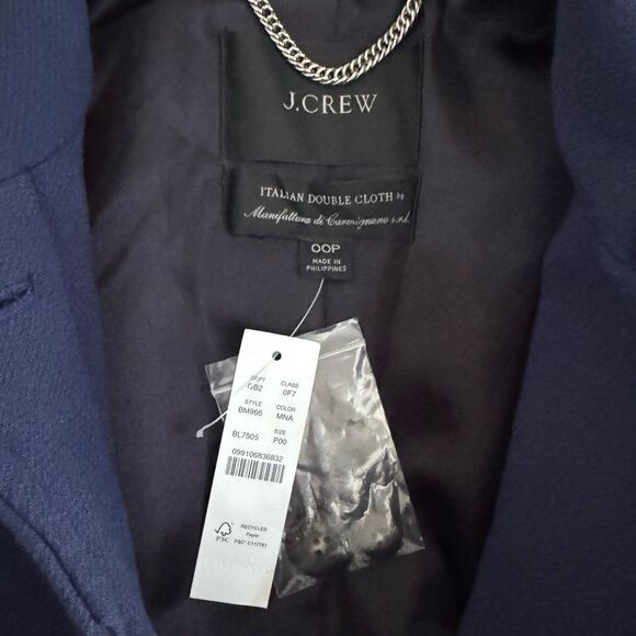 NWT J. Crew Classic Lady Day Coat in Italian Double-Cloth Wool with Thinsulate - Picture 9 of 12